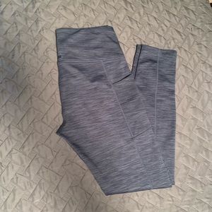 Lined leggings with side pockets